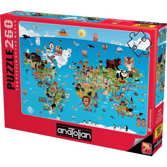 Puzzle Anatolie Personnages autour du monde 260 pièces