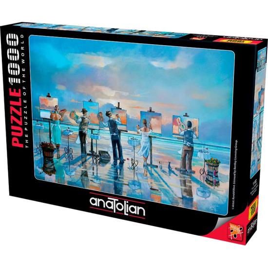 Puzzle Anatolien Peindre une Tempête 1000 Pièces