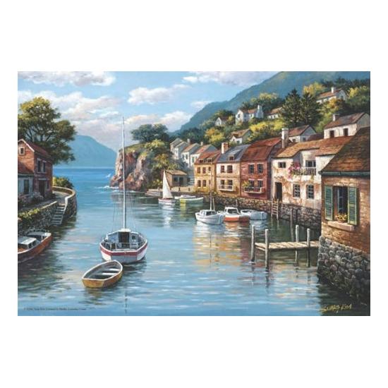 Puzzle de 500 pièces du village balnéaire d'Anatolie