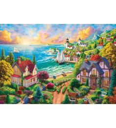 Puzzle Anatolie Village au bord de la Mer de 260 pièces