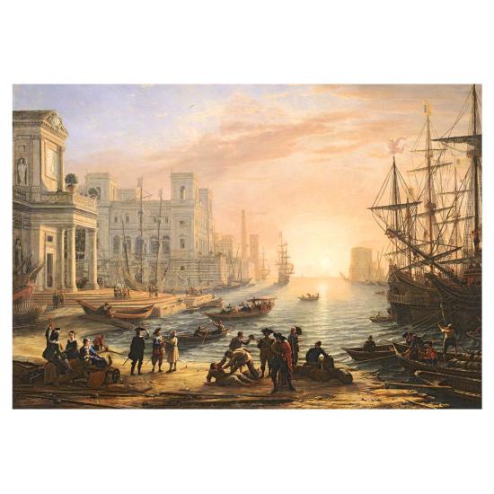 Puzzle Anatolian Port Maritime Au Coucher Du Soleil 2000 pièces