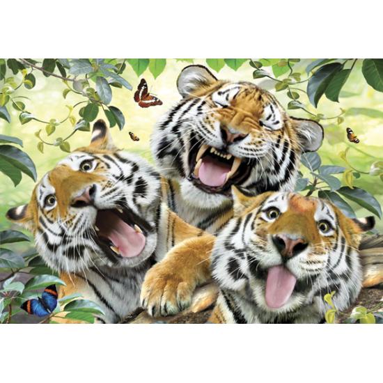 Puzzle Anatolian Selfie of Tigers 260 pièces