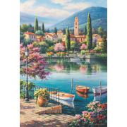 Puzzle Anatolien Après-midi au Lac du Village 500 pièces