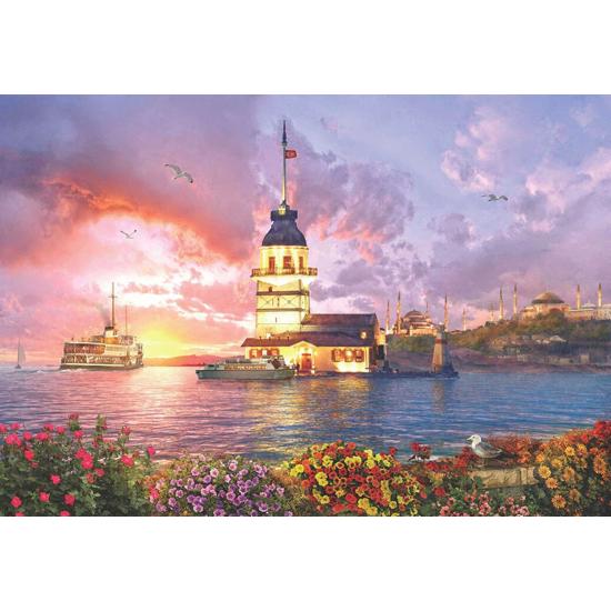 Puzzle Anatolien Après-midi à la tour de la Vierge 2000 pièces