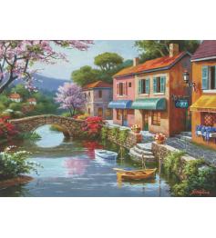 Magasins de puzzles anatoliens dans un village pittoresque 1000