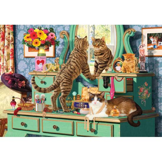 Puzzle Anatolie Coiffeuse pour Chats de 260 pièces
