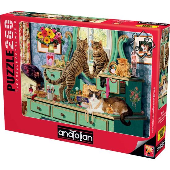 Puzzle Anatolie Coiffeuse pour Chats de 260 pièces