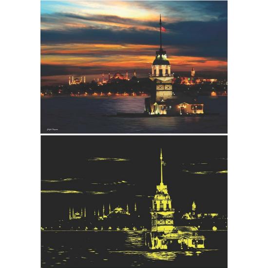 Anatolian Puzzle Maiden's Tower, Istanbul, Türkiye de 100