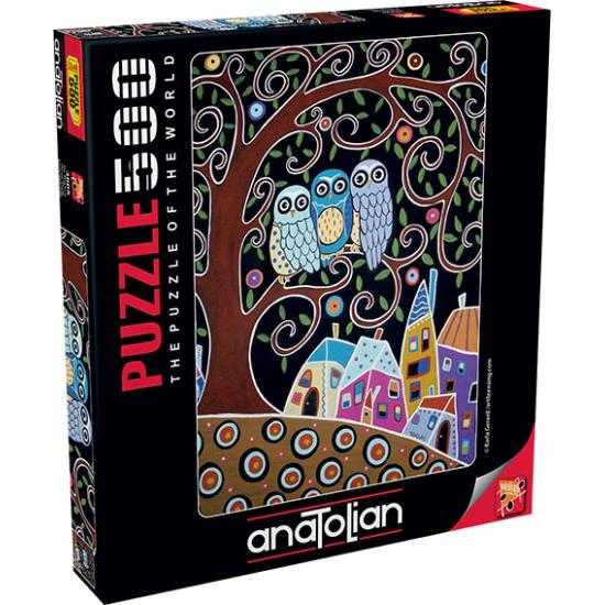 Puzzle Anatolien Trois Hiboux 500 pièces