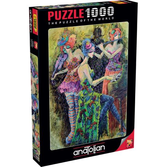 Puzzle Trio de couleurs anatoliennes 1000 pièces