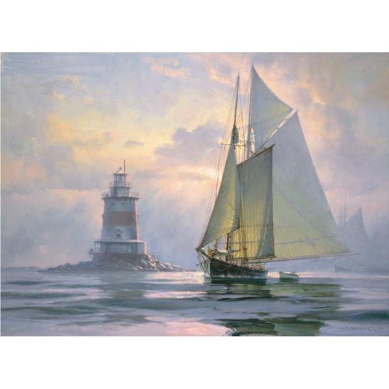 Voilier anatolien dans la brume Puzzle 1000 pièces