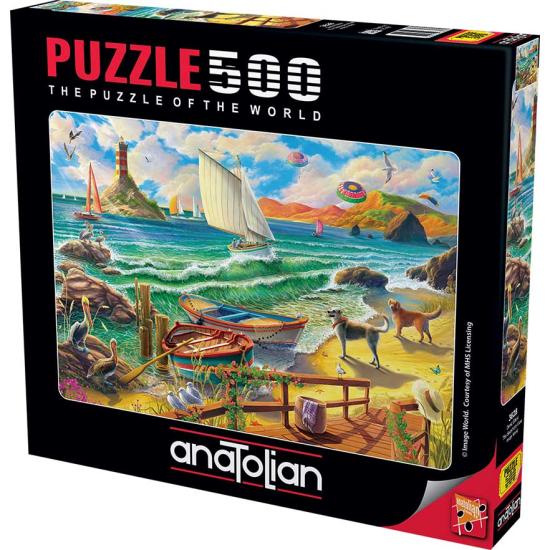 Puzzle de 500 pièces avec vue sur la mer d'Anatolie