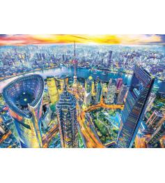 Puzzle 2000 pièces Vue anatolienne de Shanghai