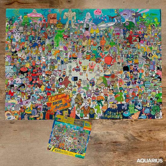 Puzzle Aquarius Bob l'éponge 3000 pièces Puzzle Aquarius Bob l'éponge 3000 pièces
