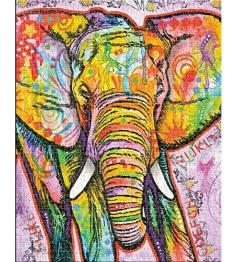 Puzzle Multicolore Éléphant Verseau 500 pièces