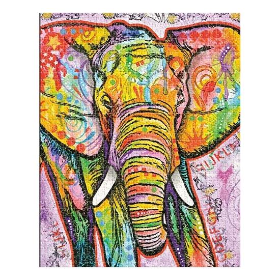 Puzzle Multicolore Éléphant Verseau 500 pièces Puzzle Multicolore Éléphant Verseau 500 pièces