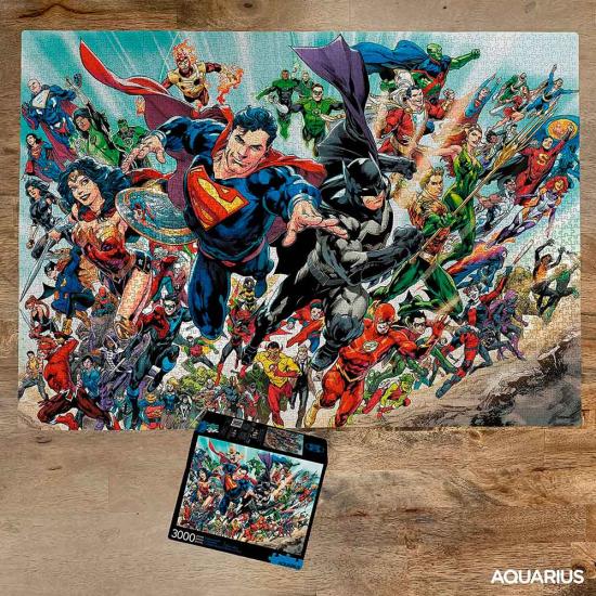 Puzzle Aquarius Heroes DC Comics 3000 pièces Puzzle Aquarius Heroes DC Comics 3000 pièces