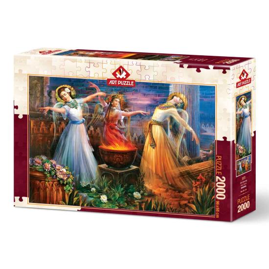 Puzzle Art Puzzle Eau, Feu et Terre 2000 pièces