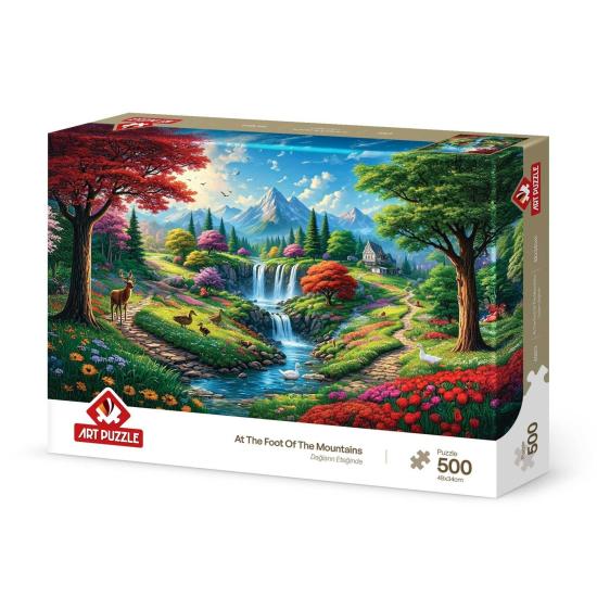 Puzzle Art Puzzle Au Pied Des Montagnes 500 pièces