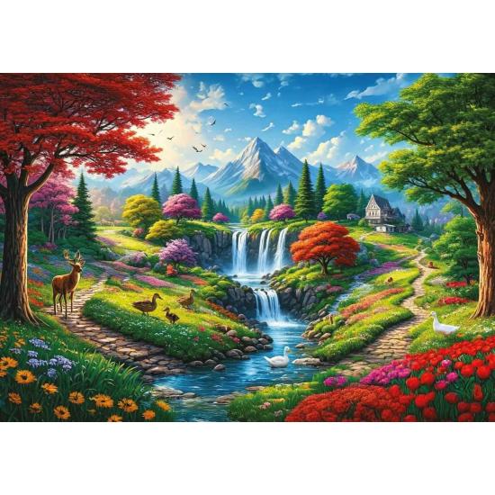 Puzzle Art Puzzle Au Pied Des Montagnes 500 pièces