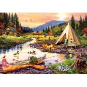 Puzzle Art Puzzle Camping Amis 3000 Pièces