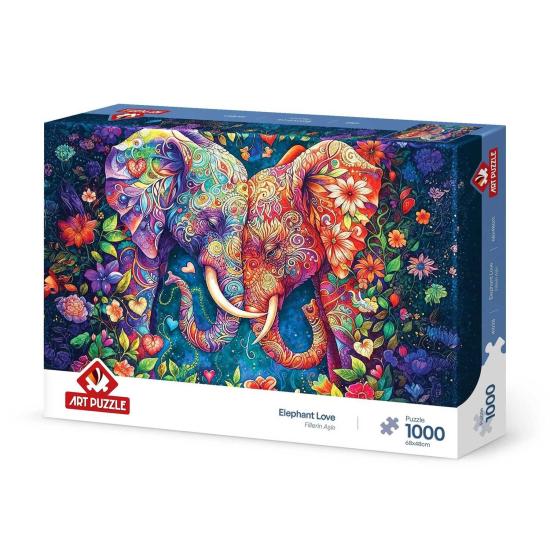 Puzzle Art Puzzle L'Amour Des Éléphants 1000 pieces