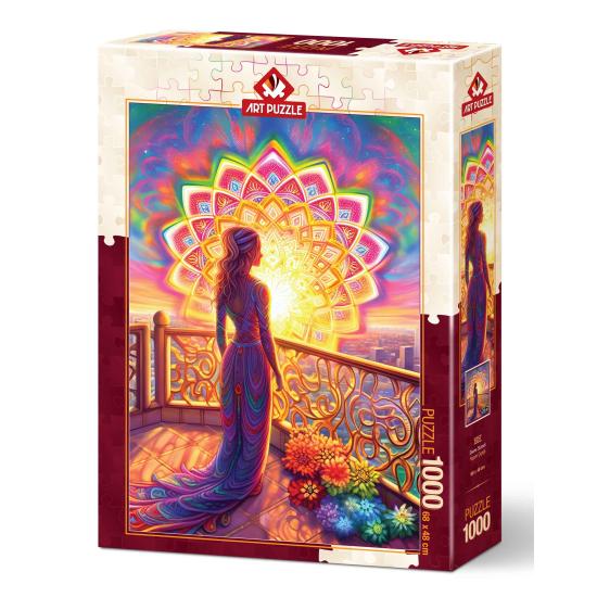 Puzzle Art Puzzle Coucher de soleil Divin de 1000 Pcs