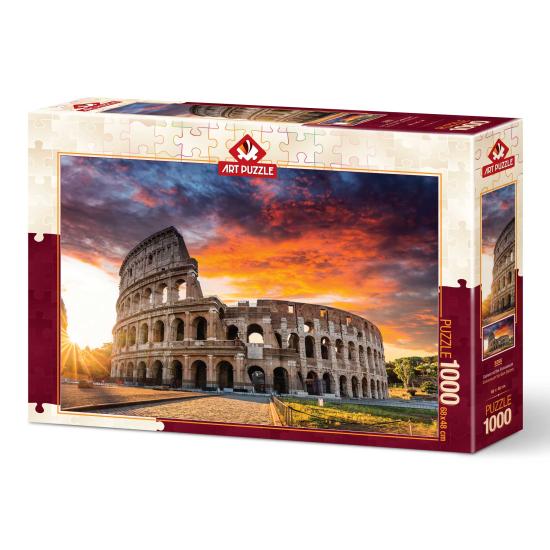 Puzzle Art Puzzle Coucher de soleil au Colisée de 1000 Pcs Puzzle Art Puzzle Coucher de soleil au Colisée de 1000 Pcs