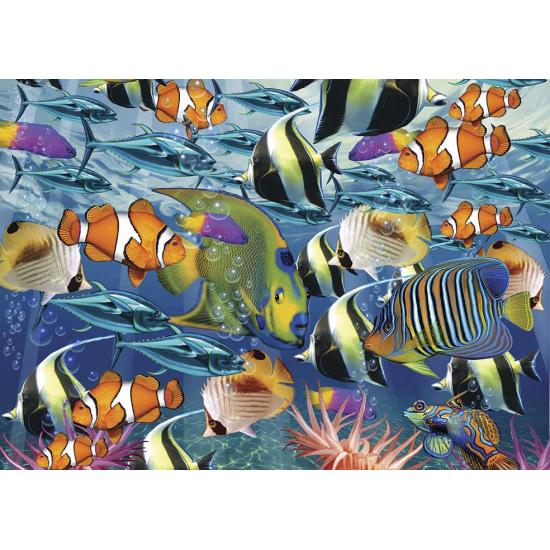 Puzzle Art Banc de Poissons Tropicaux 260 Pièces