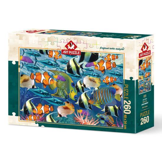 Puzzle Art Banc de Poissons Tropicaux 260 Pièces