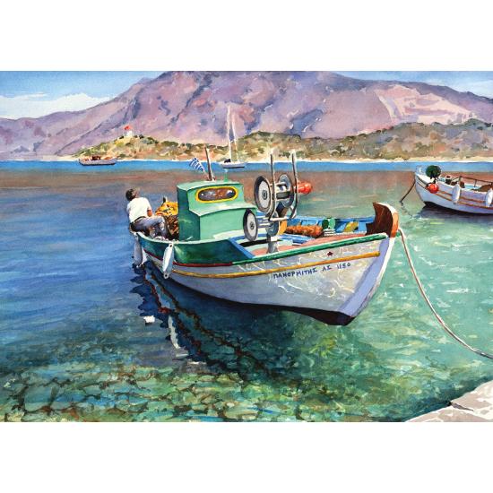 Puzzle Art Puzzle Bateau de pêche 500 pièces
