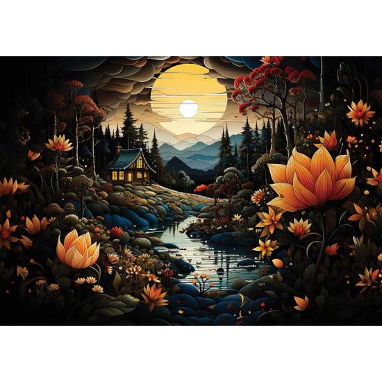 Puzzle Art Puzzle Beautés de la Nuit de 1000 Pcs Puzzle Art Puzzle Beautés de la Nuit de 1000 Pcs