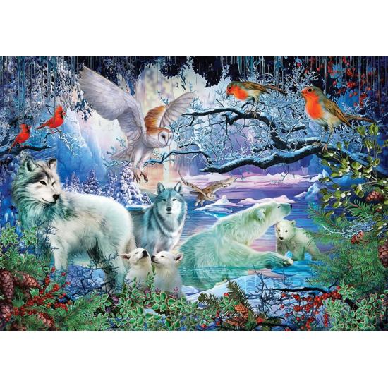 Puzzle Puzzle Art Glacier Forest Puzzle 500 pièces