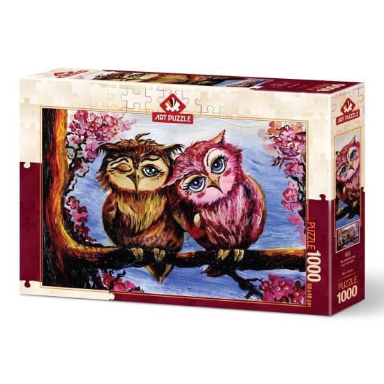 Puzzle Art Puzzle Hiboux amoureux 1000 pièces