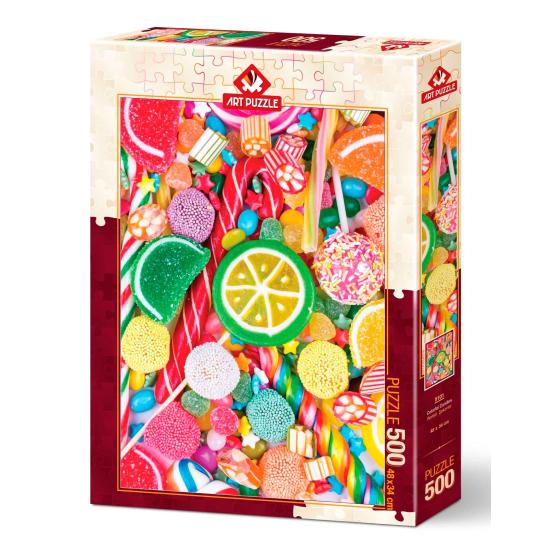 Puzzle Art Puzzle Bonbons Colorés 500 Pièces