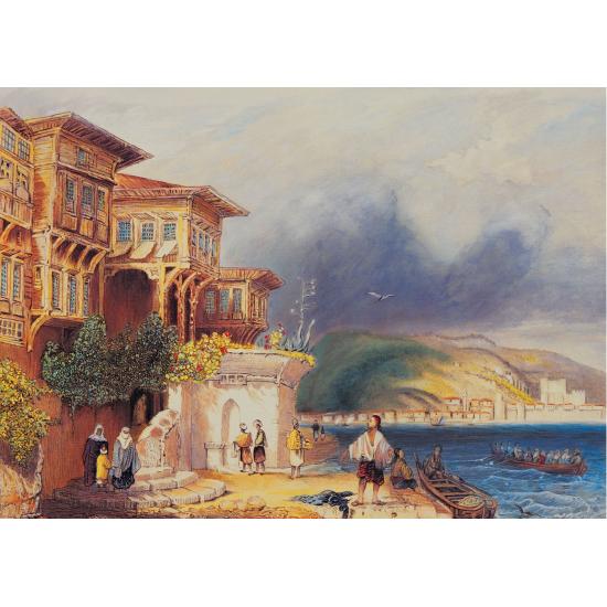 Puzzle Art Puzzle Maisons turques sur le Bosphore, Istanbul de 1