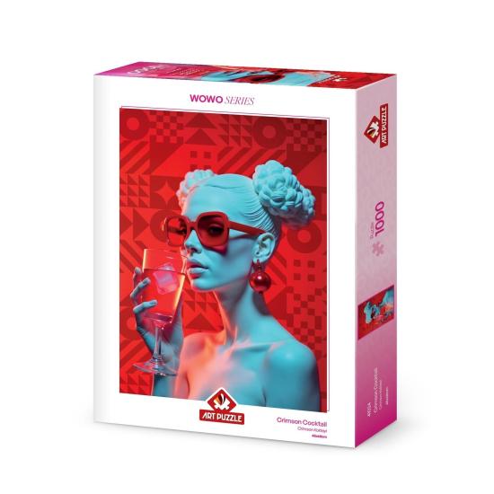 Puzzle Art Puzzle Cocktail Cramoisi 1000 pièces