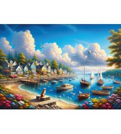 Puzzle Art Puzzle La ville des voiles joyeuses 260 pièces