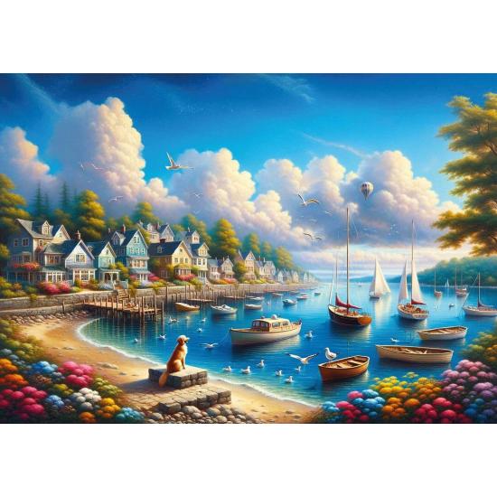 Puzzle Art Puzzle La ville des voiles joyeuses 260 pièces