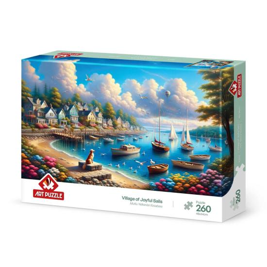 Puzzle Art Puzzle La ville des voiles joyeuses 260 pièces