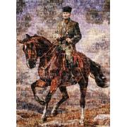 Puzzle Art Puzzle Collage de Mustafa Kemal à cheval 1000 Pi