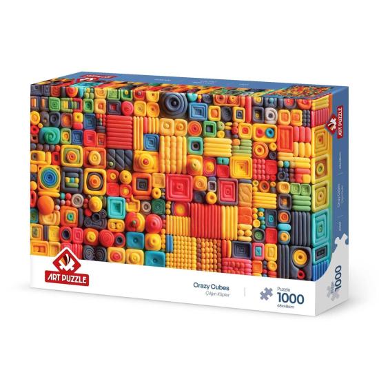 Puzzle Art Puzzle Cubes Fous 1000 pieces