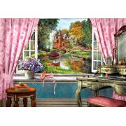 Puzzle Art Puzzle Le château de ma fenêtre 1500 pièces