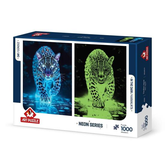 Puzzle Art Puzzle Le Jaguar Bleu 1000 pieces
