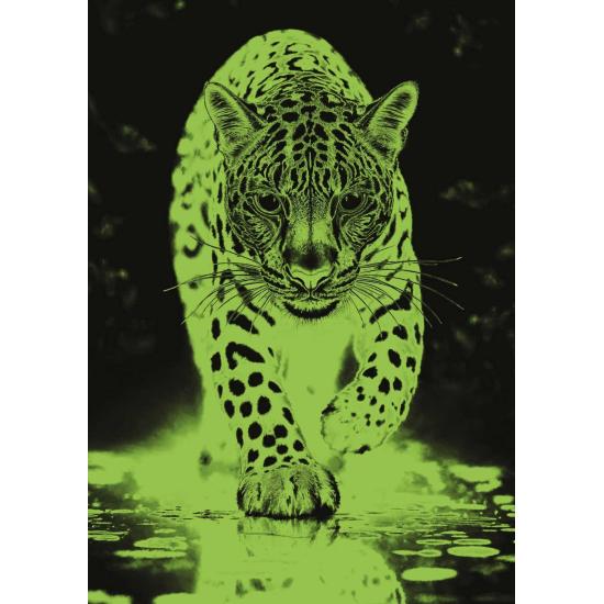 Puzzle Art Puzzle Le Jaguar Bleu 1000 pieces