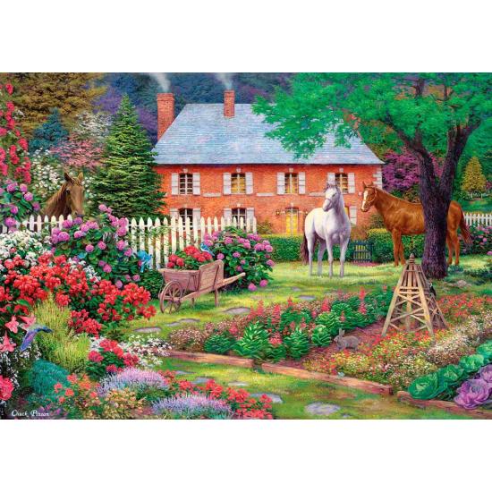 Puzzle Art Puzzle Le Jardin des Chevaux 1500 Pièces