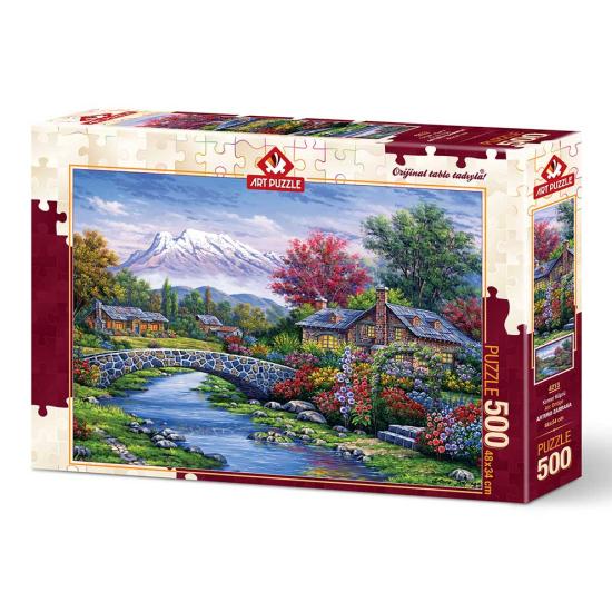 Puzzle Art Puzzle Le pont d'accès à la cabane 500 pièces Puzzle Art Puzzle Le pont d'accès à la cabane 500 pièces