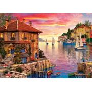 Puzzle Art Puzzle Le Port Méditerranéen 1500 Pièces