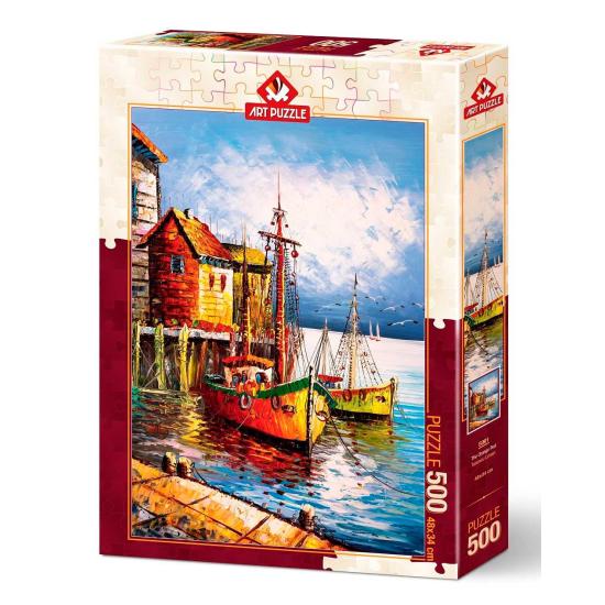 Puzzle Art Puzzle Le Port Orange 500 pièces