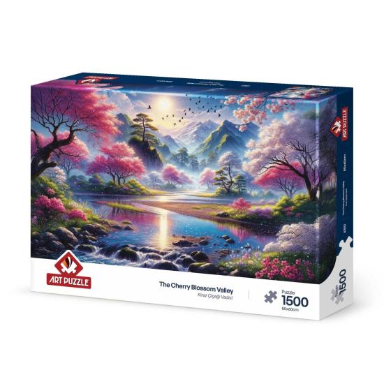 Puzzle Art Puzzle La Vallée Des Cerisiers En Fleurs 1500 pièces